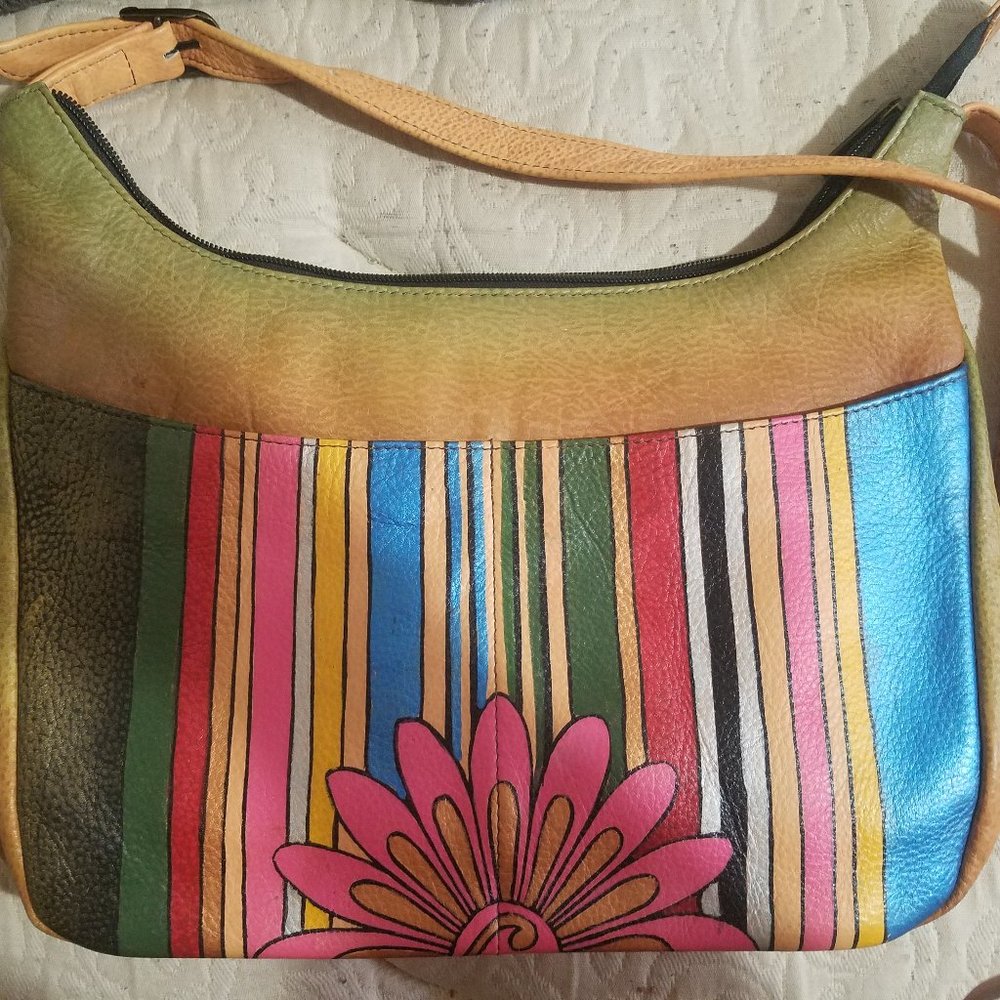 Leather Anuschka Purse